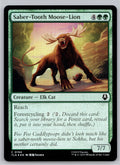 Saber-Tooth Moose-Lion Avatar: The Last Airbender Magic: The Gathering Foil NM
