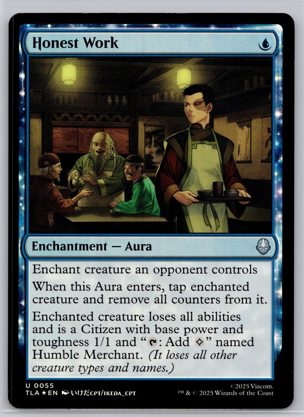 Honest Work Avatar: The Last Airbender Magic: The Gathering Foil Near Mint