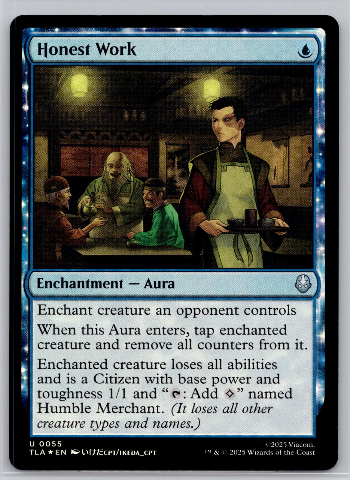 Honest Work Avatar: The Last Airbender Magic: The Gathering Foil Near Mint