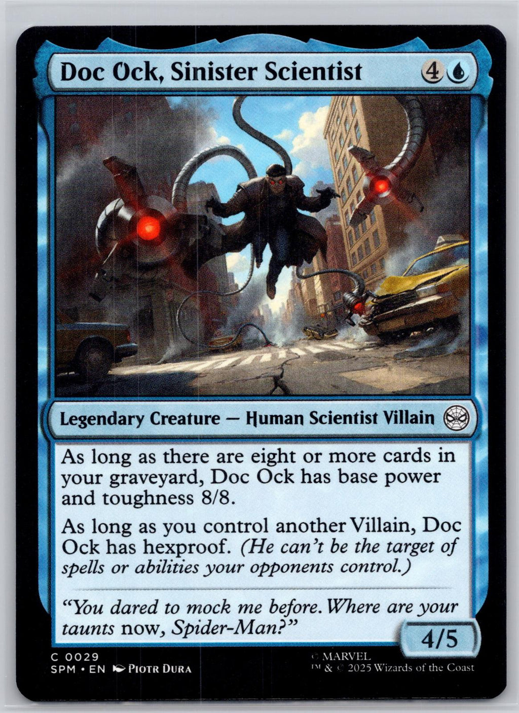 Doc Ock, Sinister Scientist Marvel's Spider-Man Magic: The Gathering Near Mint