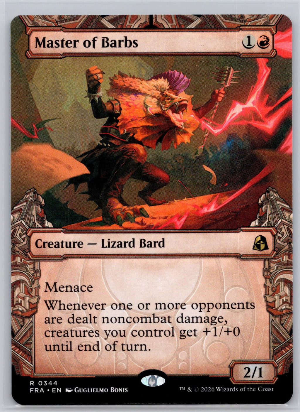 Master of Barbs (Showcase) Reality Fracture Magic: The Gathering Near Mint