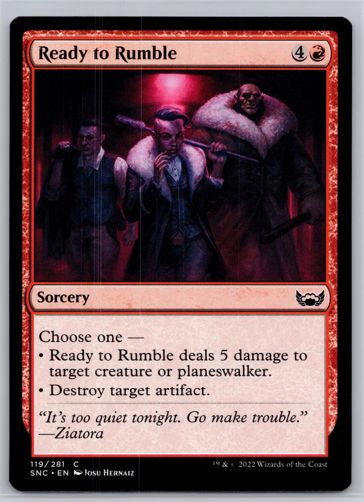 Ready to Rumble Streets of New Capenna Magic: The Gathering Near Mint