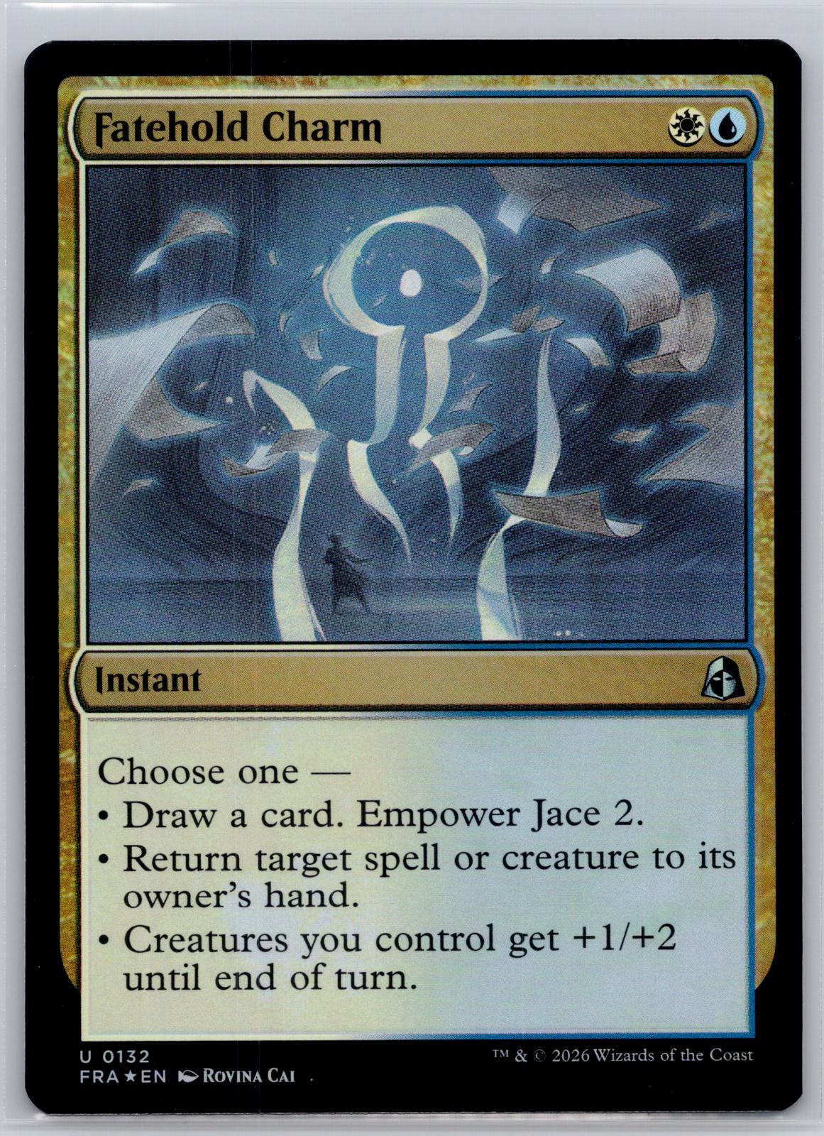 Fatehold Charm Reality Fracture Magic: The Gathering Foil Near Mint
