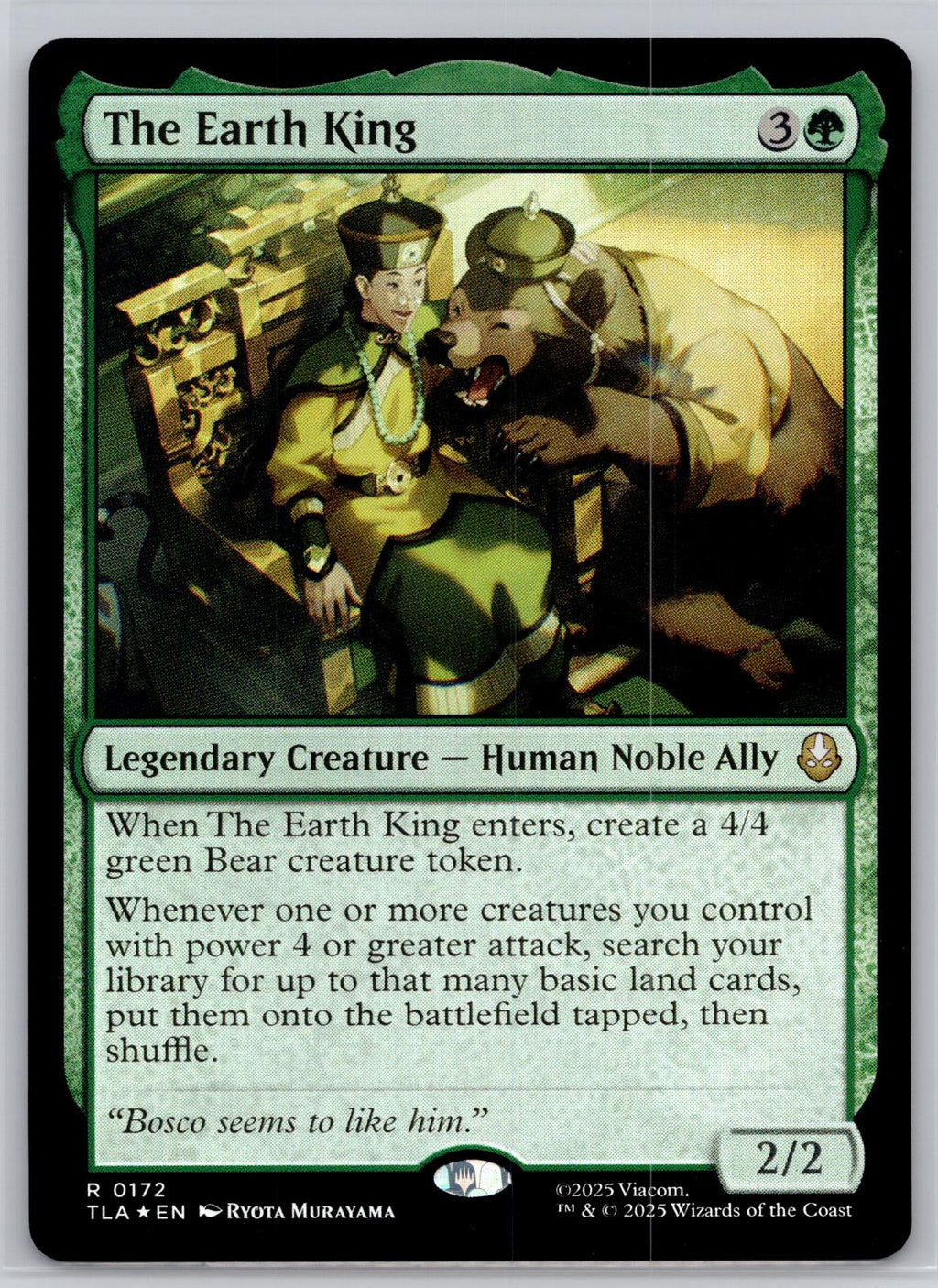 The Earth King Avatar: The Last Airbender Magic: The Gathering Foil Near Mint