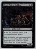 Stony-Voiced Goblins The Hobbit Magic: The Gathering Foil Near Mint