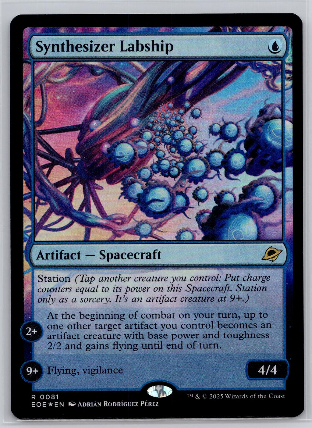 Synthesizer Labship Edge of Eternities Magic: The Gathering Foil Near Mint