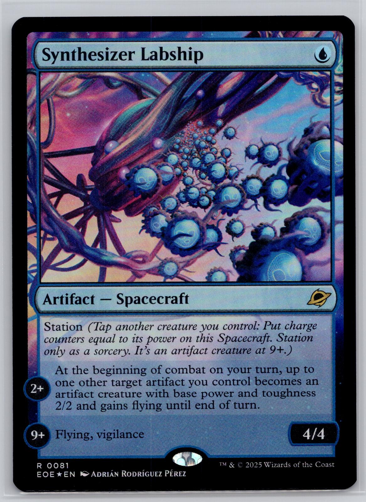 Synthesizer Labship Edge of Eternities Magic: The Gathering Foil Near Mint