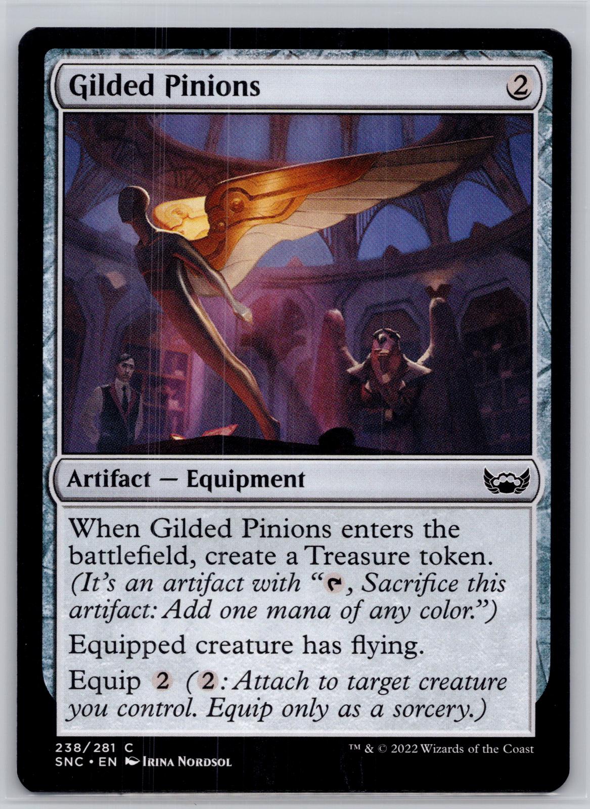 Gilded Pinions Streets of New Capenna Magic: The Gathering Near Mint