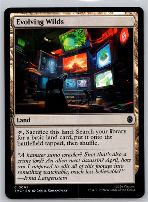 Evolving Wilds Commander: Teenage Mutant Ninja Turtles Magic: The Gathering NM