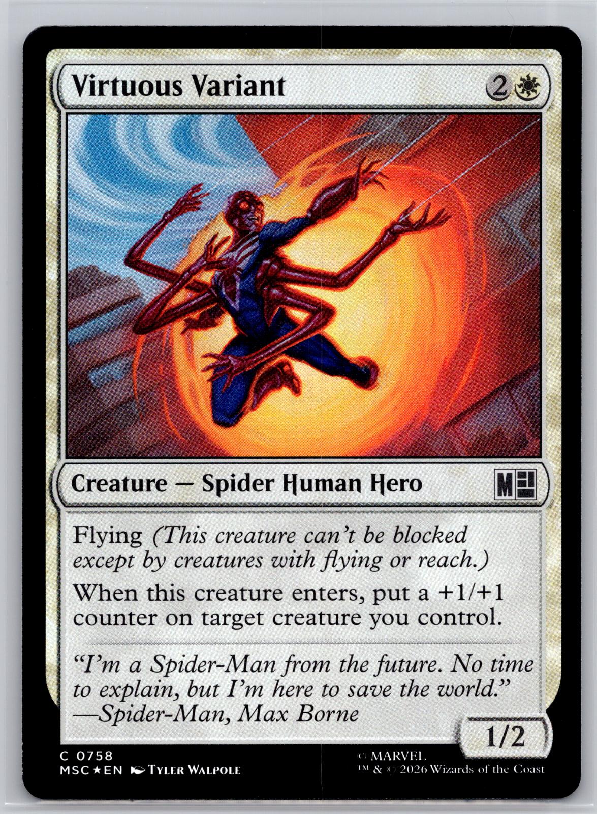 Virtuous Variant Commander: Marvel Super Heroes Magic: The Gathering Foil NM