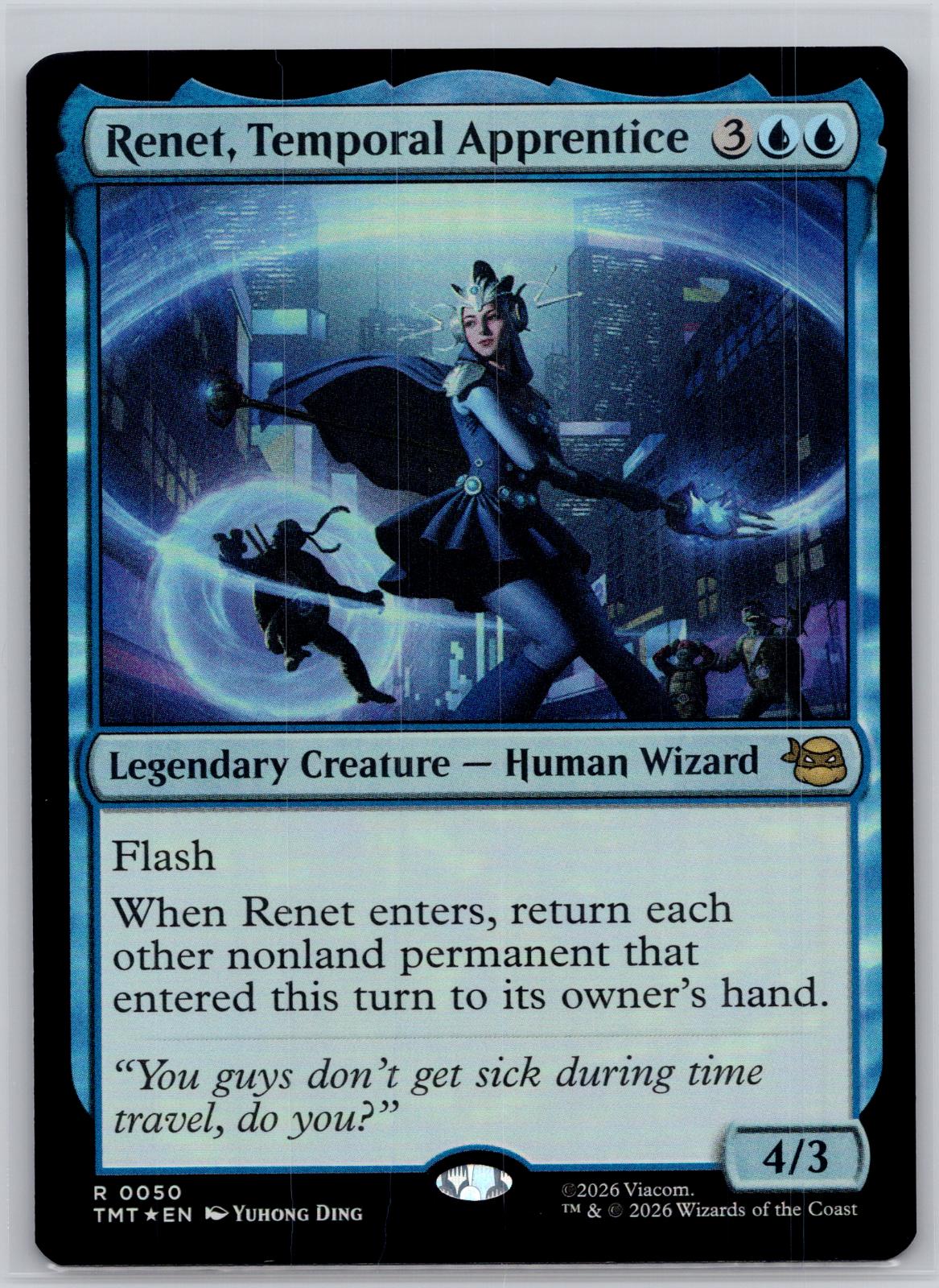 Renet, Temporal Apprentice Teenage Mutant Ninja Turtles M:TG Foil NM