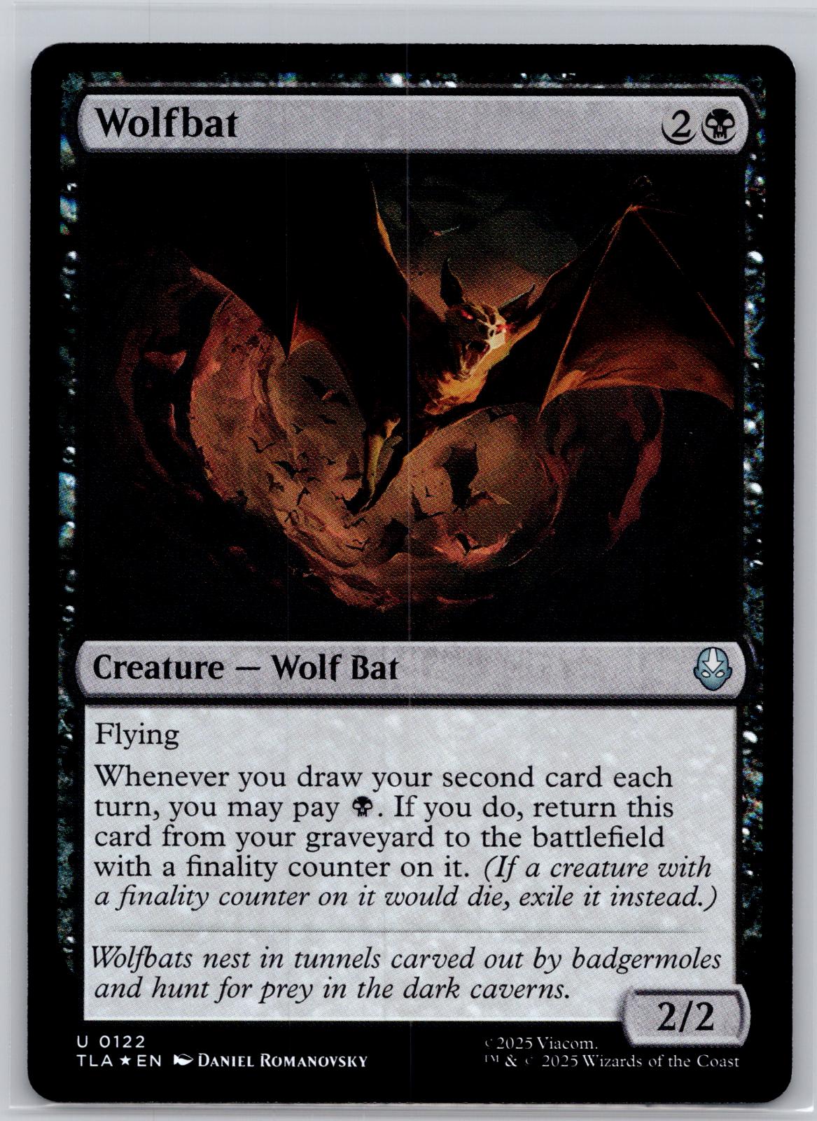 Wolfbat Avatar: The Last Airbender Magic: The Gathering Foil Near Mint