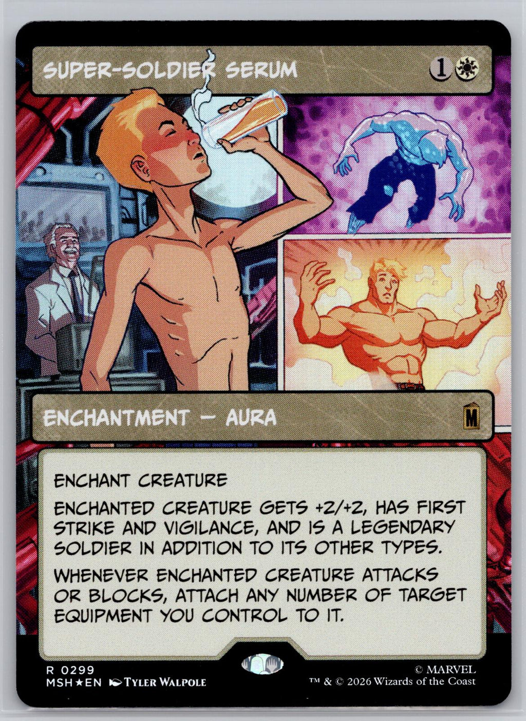 Super-Soldier Serum (Borderless) Marvel Super Heroes M:TG Foil NM