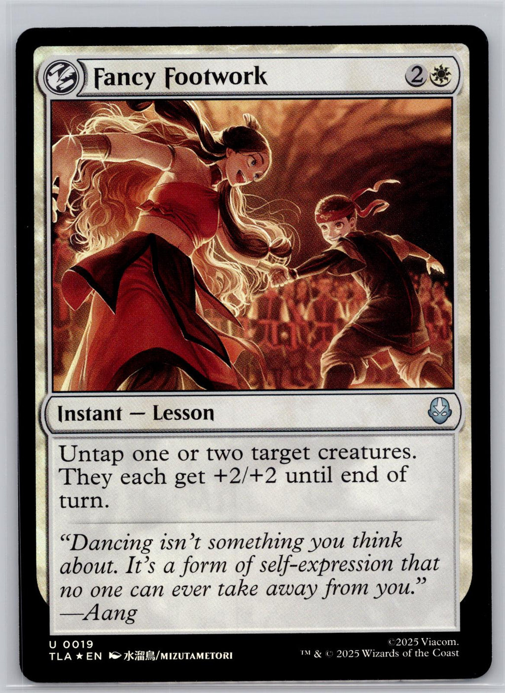 Fancy Footwork Avatar: The Last Airbender Magic: The Gathering Foil Near Mint