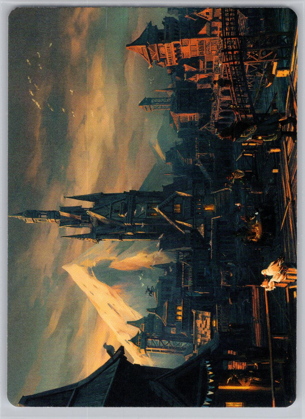 Lake-town Art Card Art Series: The Hobbit Magic: The Gathering Near Mint