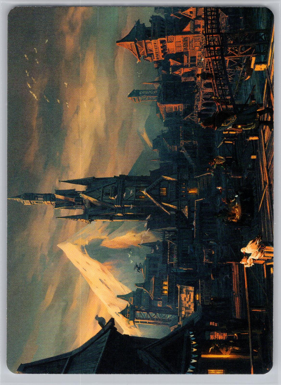 Lake-town Art Card Art Series: The Hobbit Magic: The Gathering Near Mint