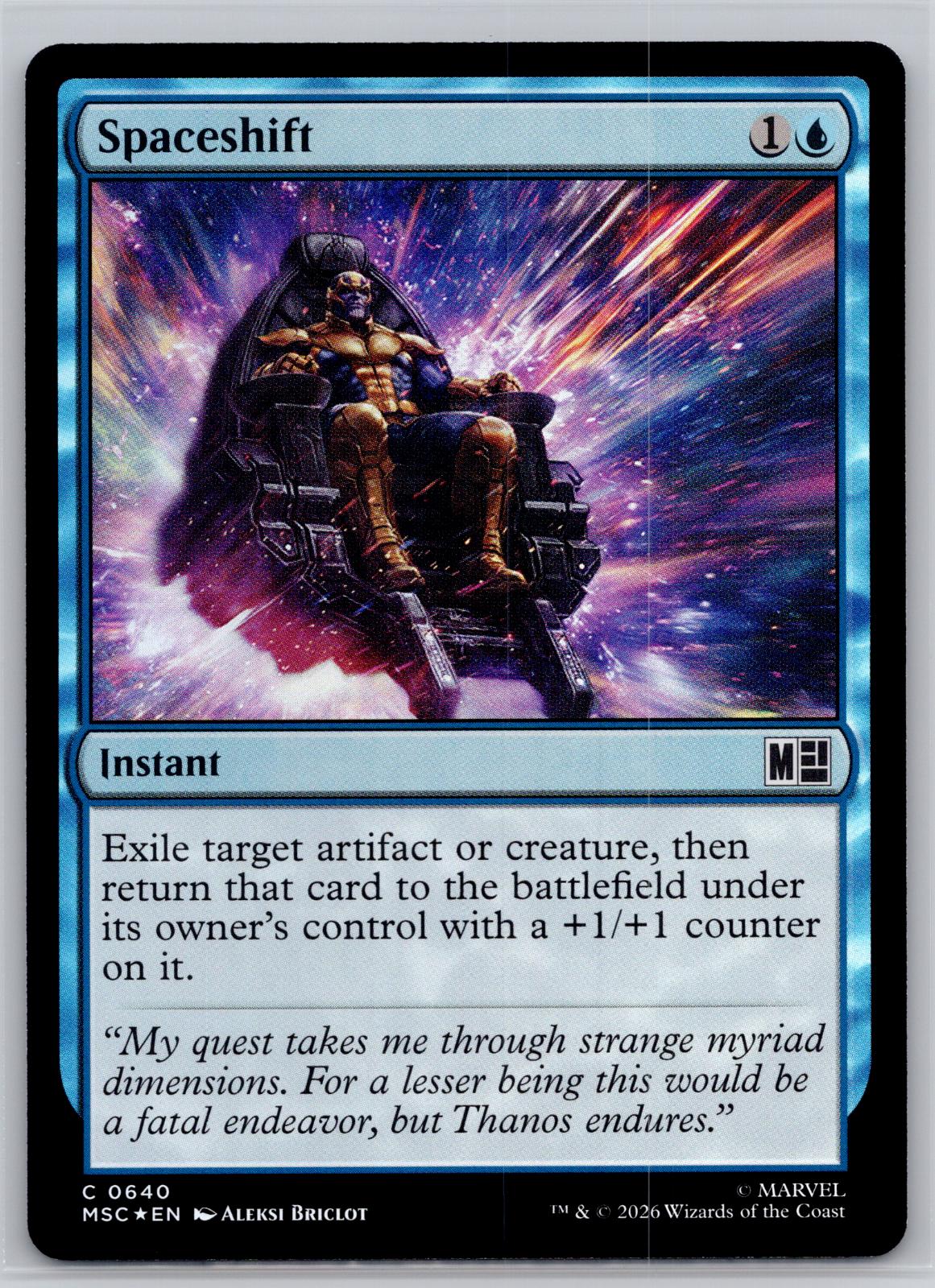Spaceshift Commander: Marvel Super Heroes Magic: The Gathering Foil Near Mint