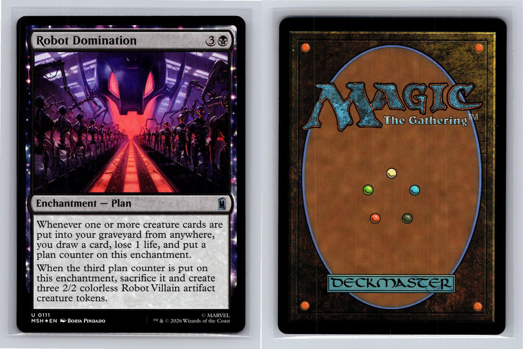 Robot Domination Marvel Super Heroes Magic: The Gathering Foil Near Mint