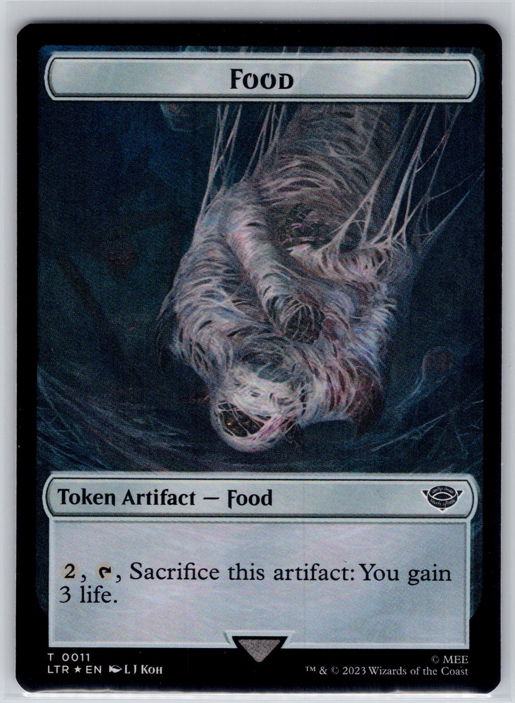 Smaug // Food (0011) 2-Sided Token The LotR: Tales of Middle-earth M:TG Foil NM