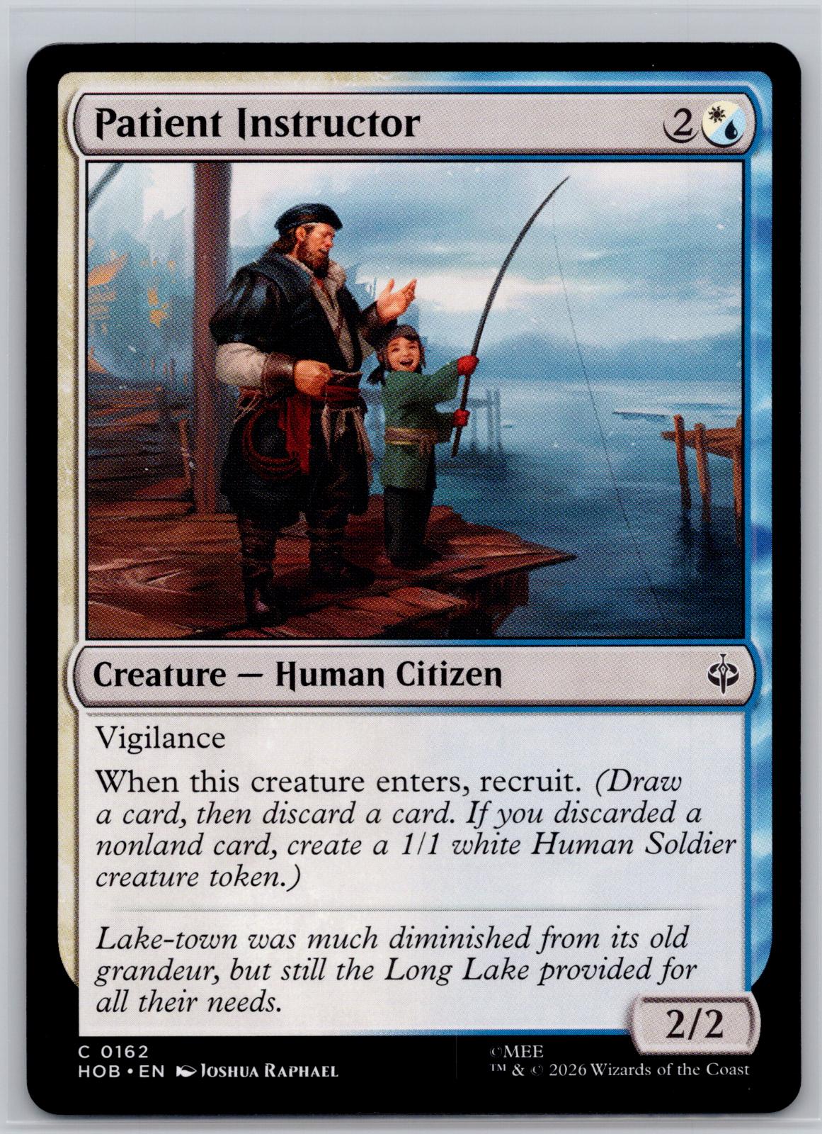 Patient Instructor The Hobbit Magic: The Gathering Near Mint