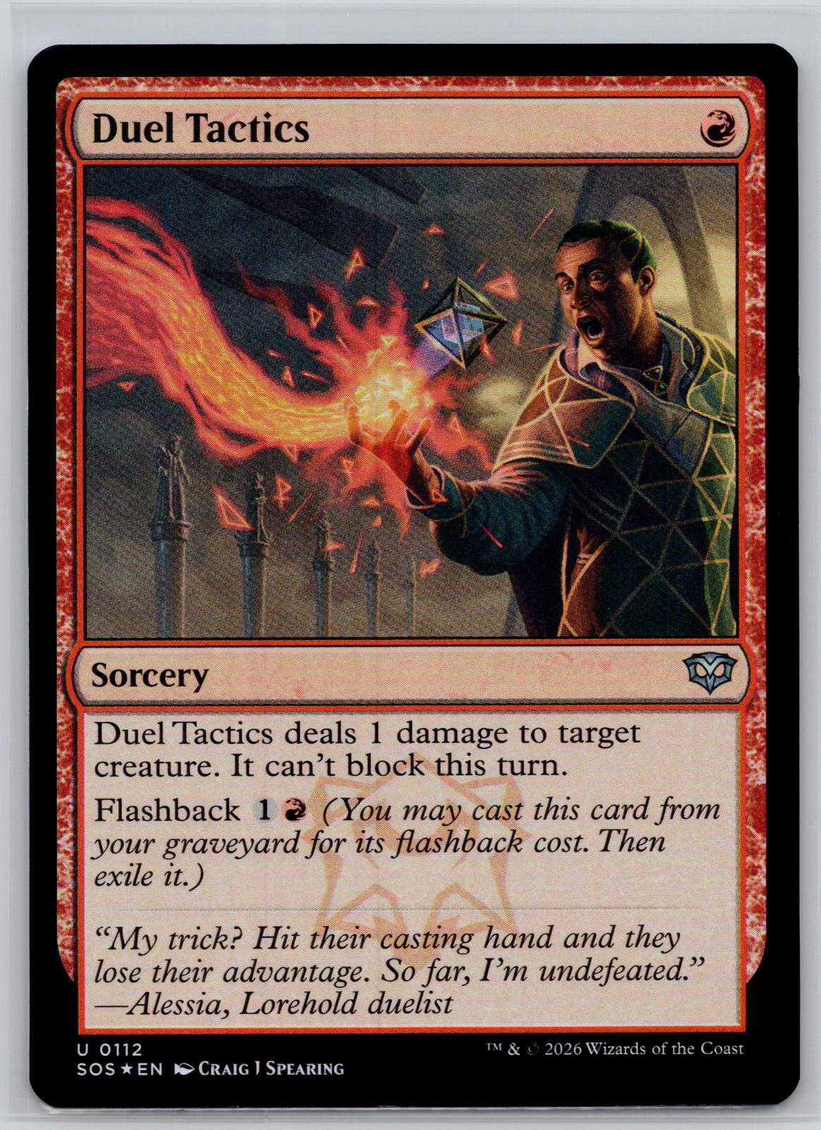 Duel Tactics Secrets of Strixhaven Magic: The Gathering Foil Near Mint