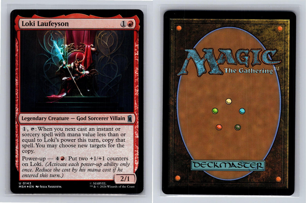 Loki Laufeyson Marvel Super Heroes Magic: The Gathering Foil Near Mint