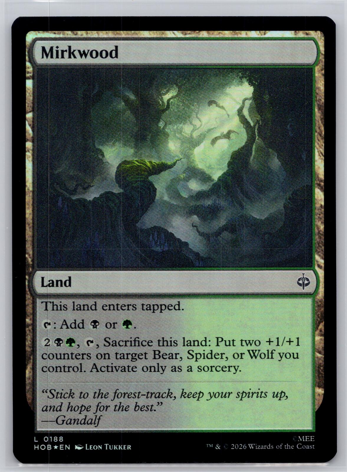 Mirkwood The Hobbit Magic: The Gathering Foil Near Mint