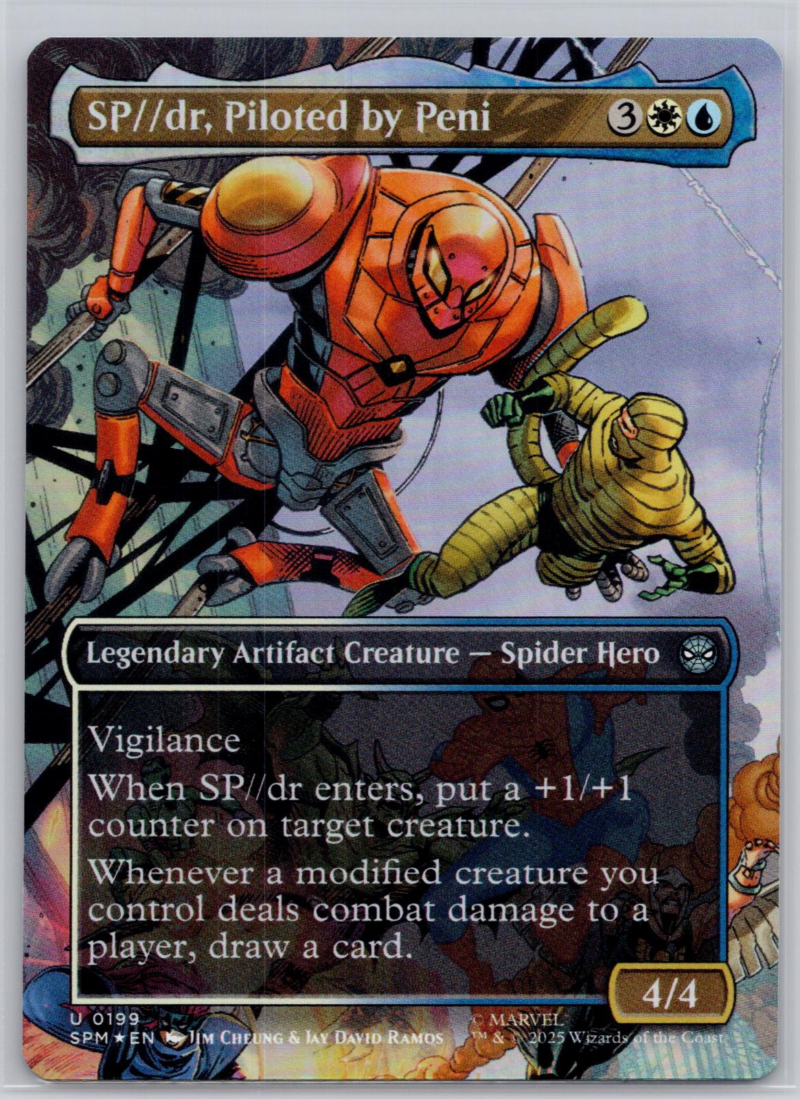SP//dr, Piloted by Peni (Borderless) Marvel's Spider-Man M:TG Foil NM