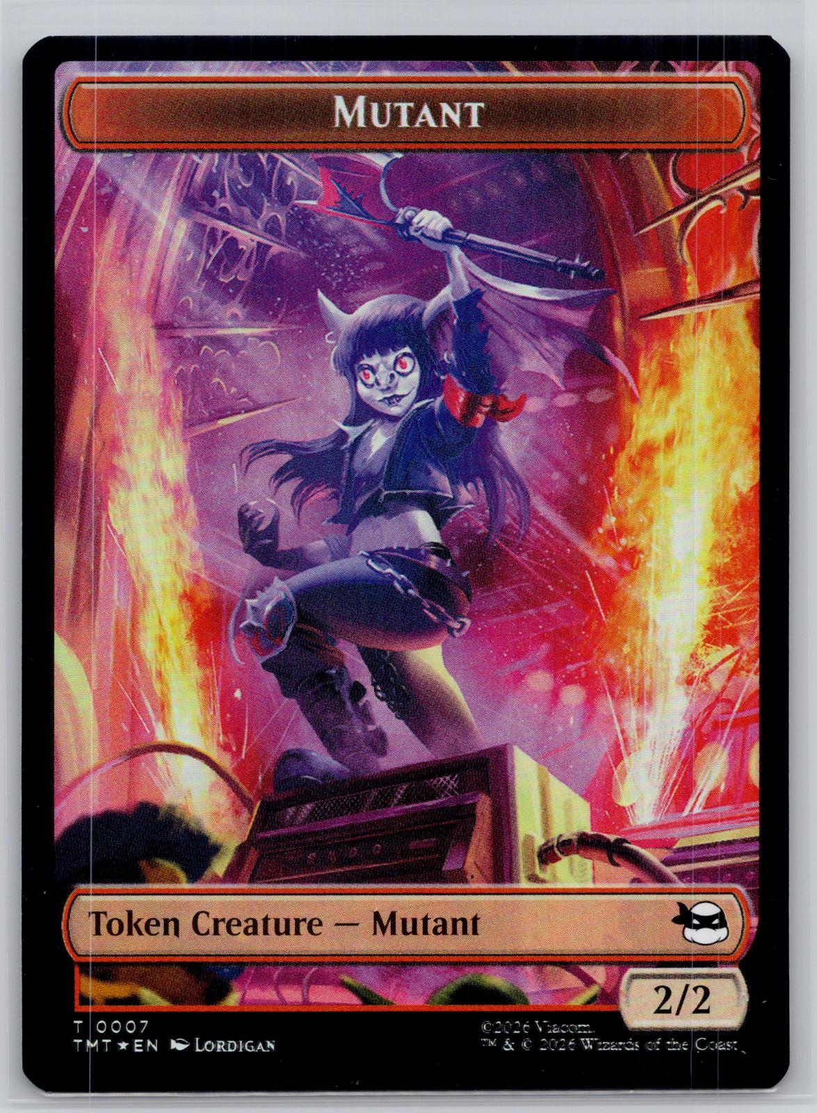 Mutant // Mutagen Double-Sided Token Teenage Mutant Ninja Turtles M:TG Foil NM