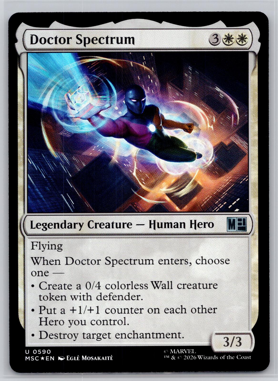 Doctor Spectrum Commander: Marvel Super Heroes Magic: The Gathering Foil NM