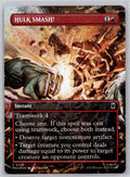 HULK SMASH! (Borderless) Marvel Super Heroes Magic: The Gathering Foil Near Mint