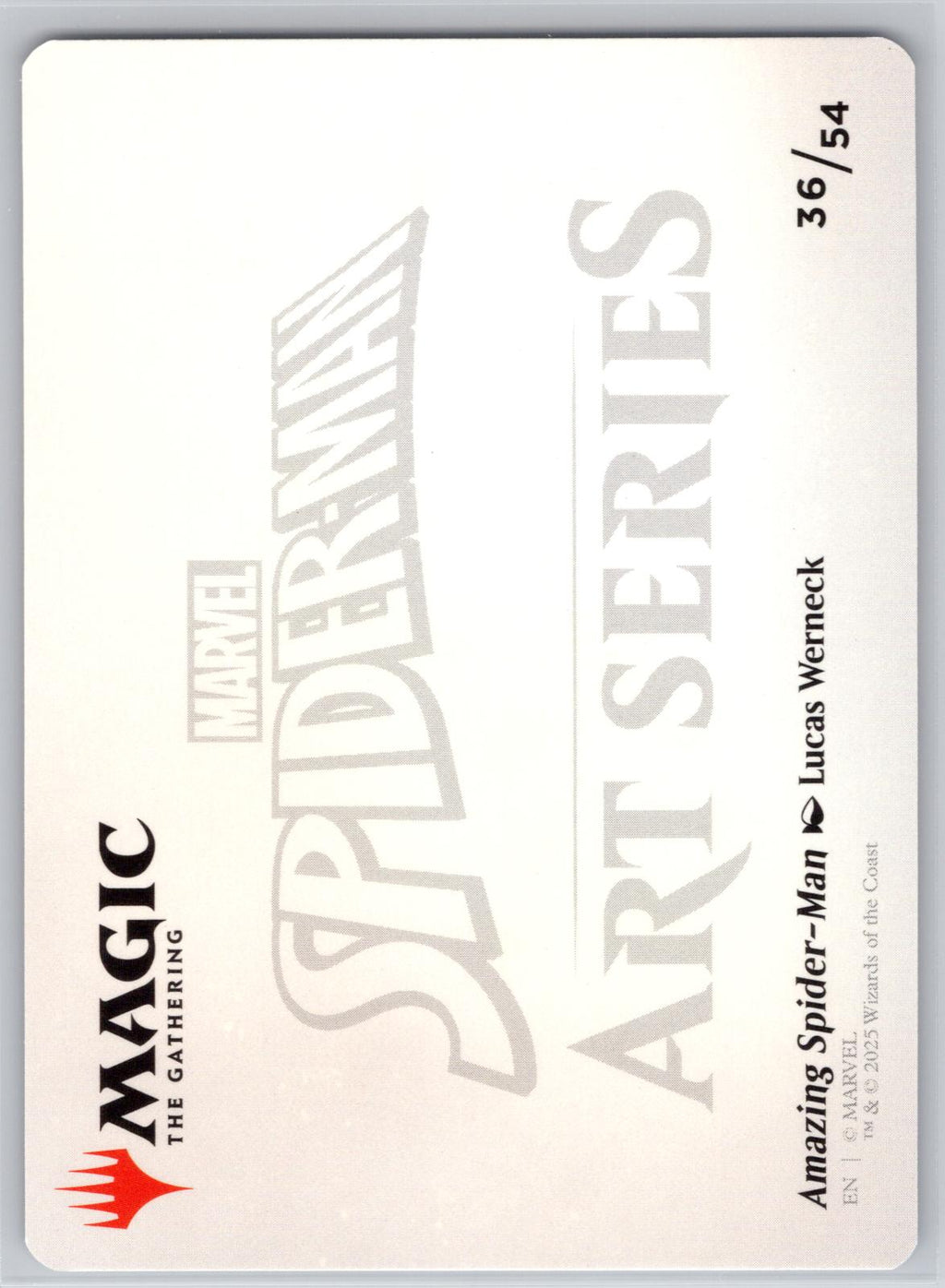 Amazing Spider-Man Art Card (36/54) Art Series: Marvel's Spider-Man M:TG NM