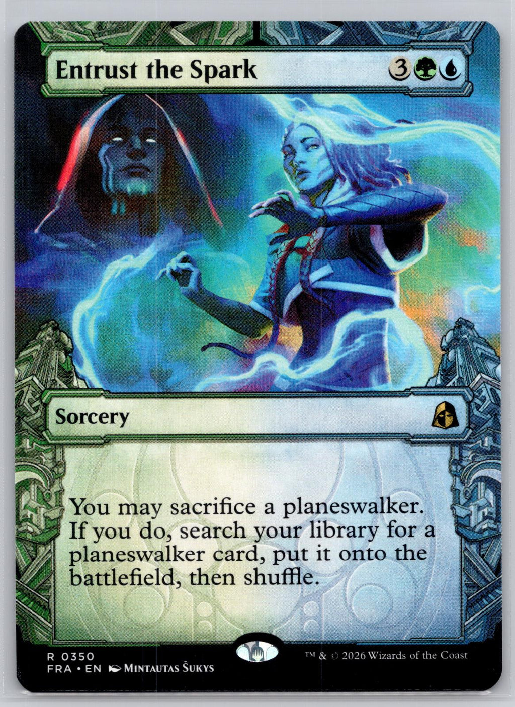 Entrust the Spark (Showcase) Reality Fracture Magic: The Gathering Near Mint