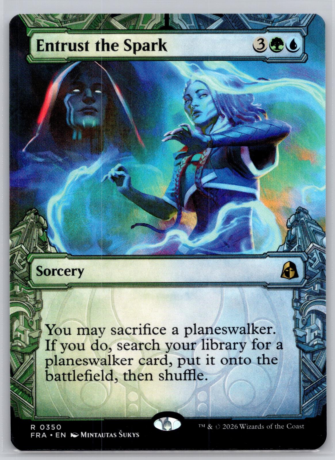 Entrust the Spark (Showcase) Reality Fracture Magic: The Gathering Near Mint