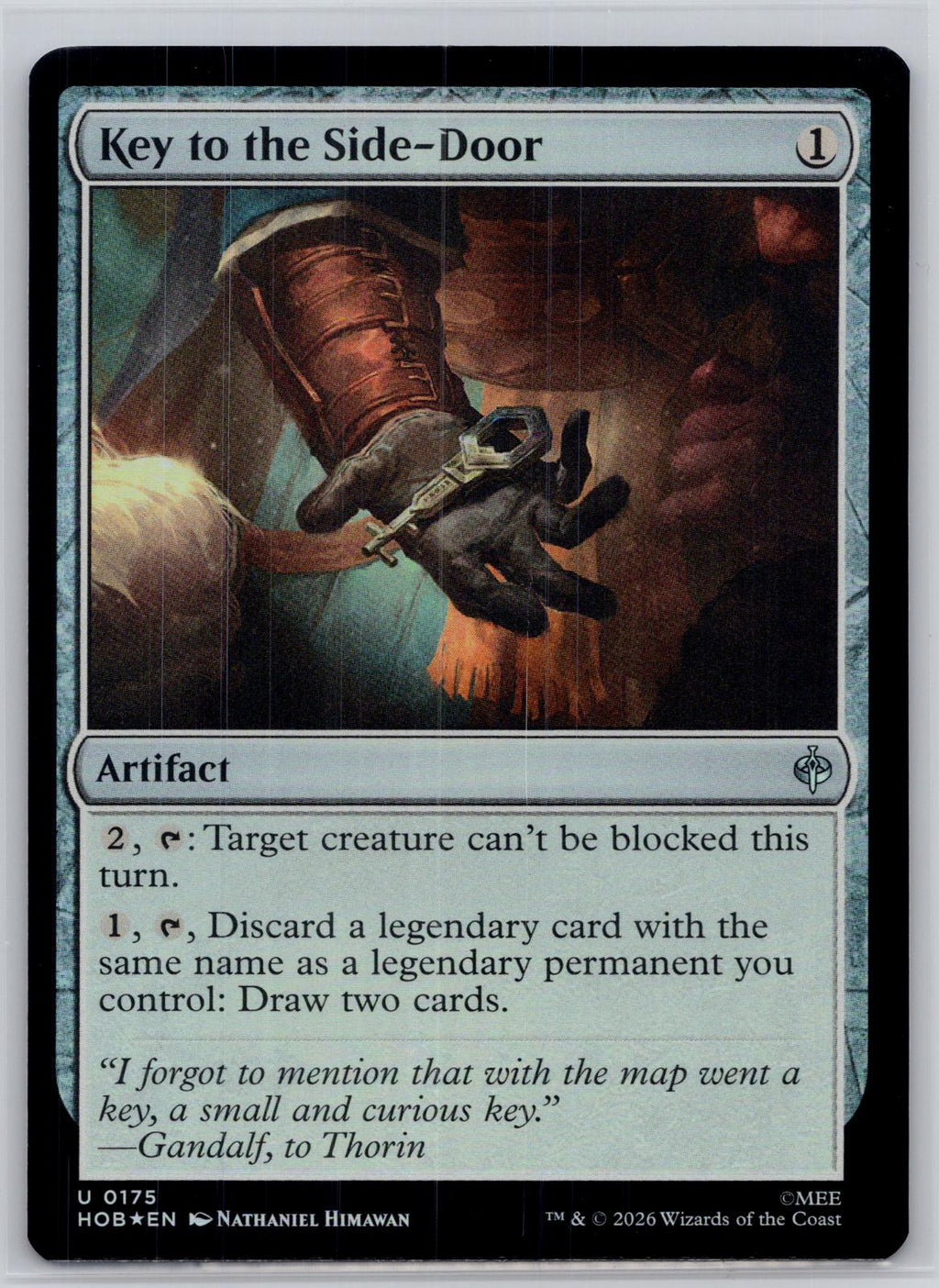 Key to the Side-Door The Hobbit Magic: The Gathering Foil Near Mint