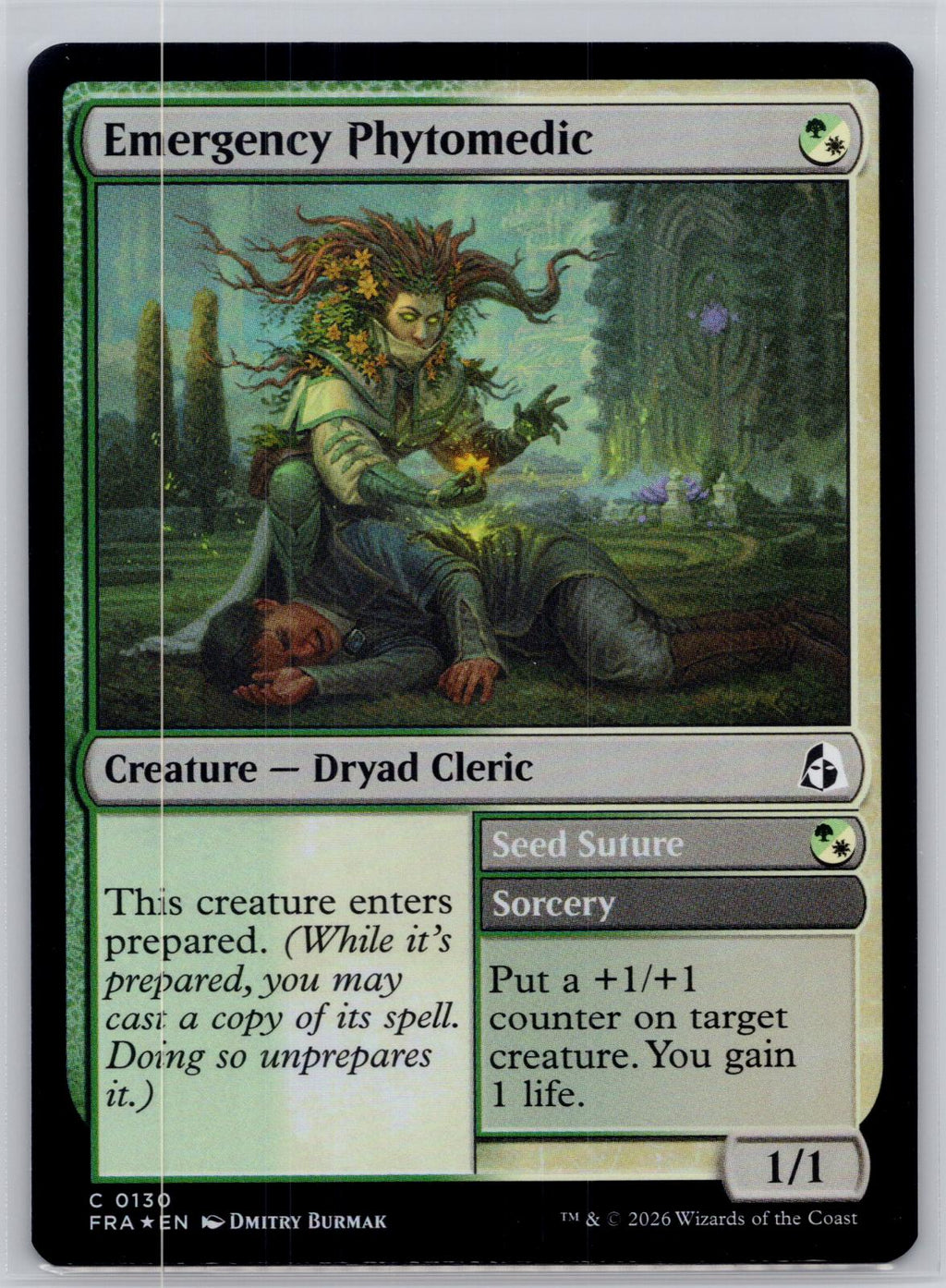Emergency Phytomedic Reality Fracture Magic: The Gathering Foil Near Mint