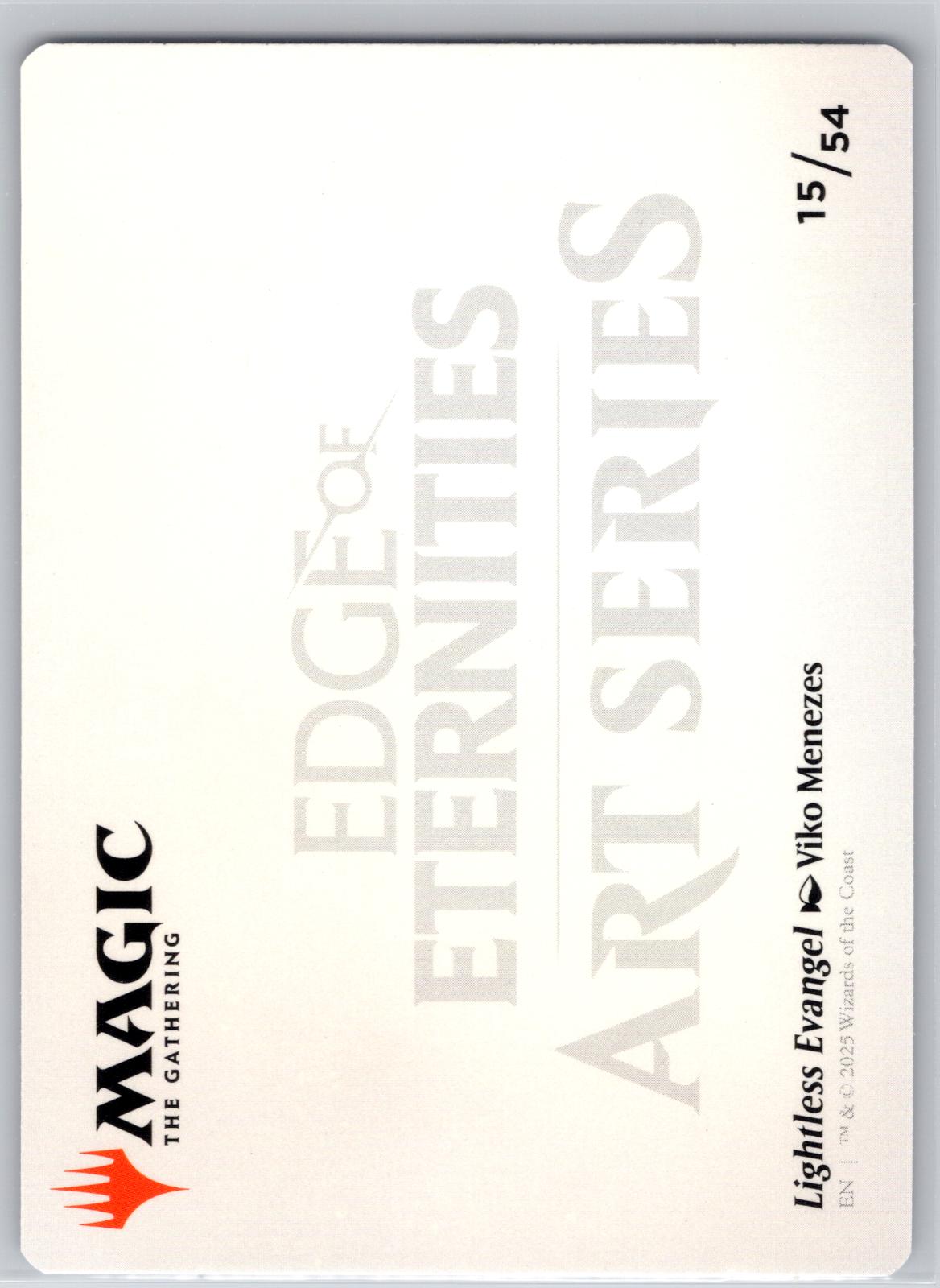 Lightless Evangel Art Card Art Series:Edge of Eternities Magic: The Gathering NM
