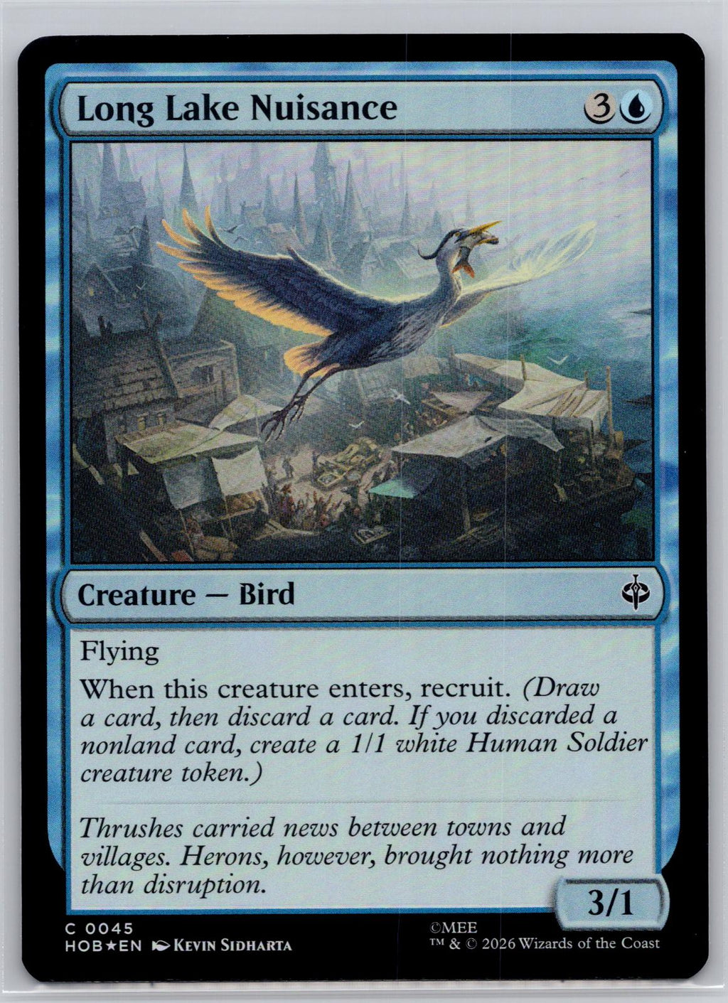 Long Lake Nuisance The Hobbit Magic: The Gathering Foil Near Mint