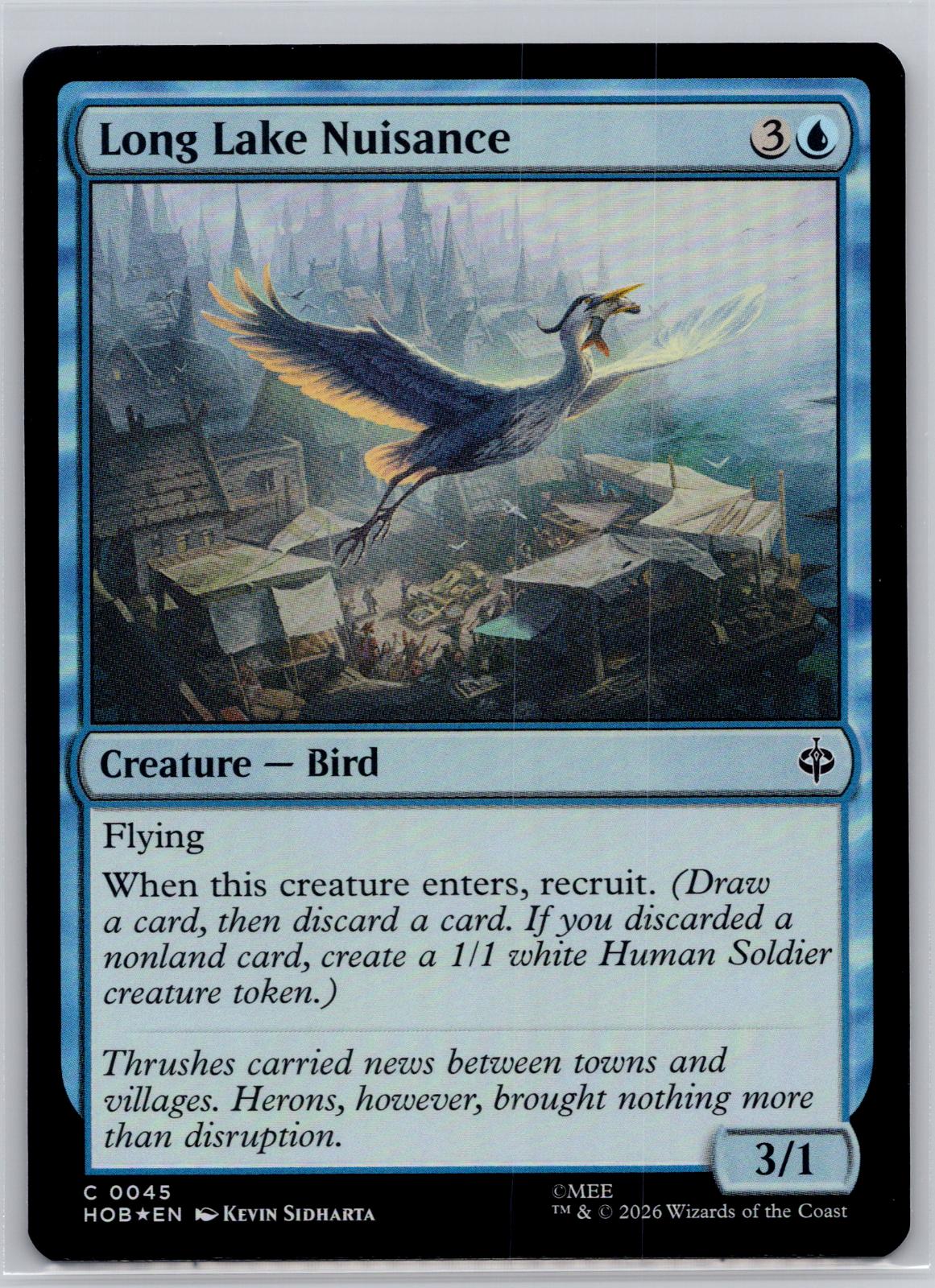 Long Lake Nuisance The Hobbit Magic: The Gathering Foil Near Mint
