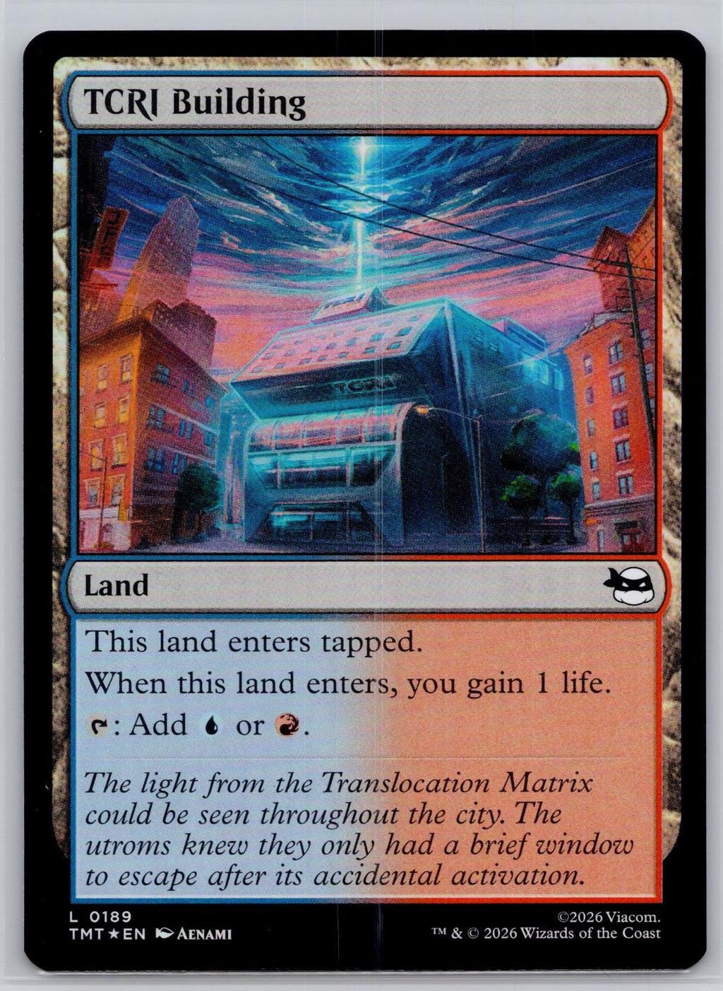 TCRI Building Teenage Mutant Ninja Turtles Magic: The Gathering Foil Near Mint