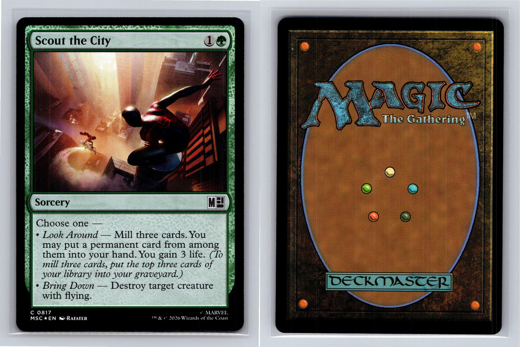 Scout the City Commander: Marvel Super Heroes Magic: The Gathering Foil NM