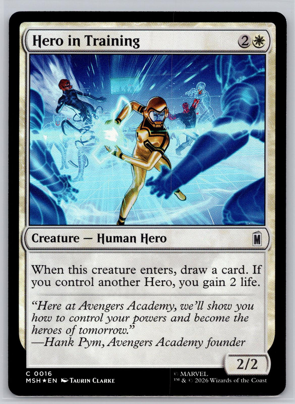 Hero in Training Marvel Super Heroes Magic: The Gathering Foil Near Mint