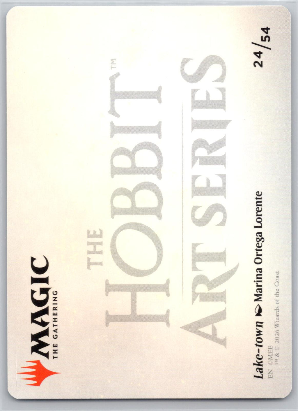 Lake-town Art Card Art Series: The Hobbit Magic: The Gathering Near Mint