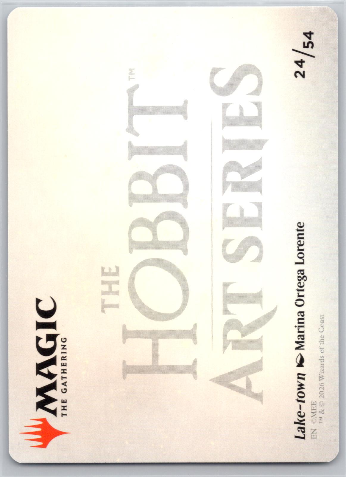 Lake-town Art Card Art Series: The Hobbit Magic: The Gathering Near Mint