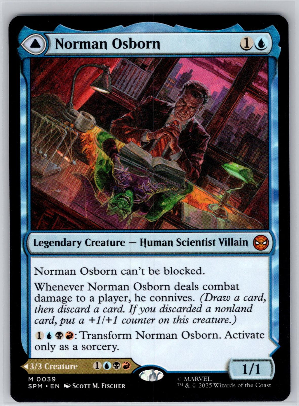 Norman Osborn Marvel's Spider-Man Magic: The Gathering Near Mint