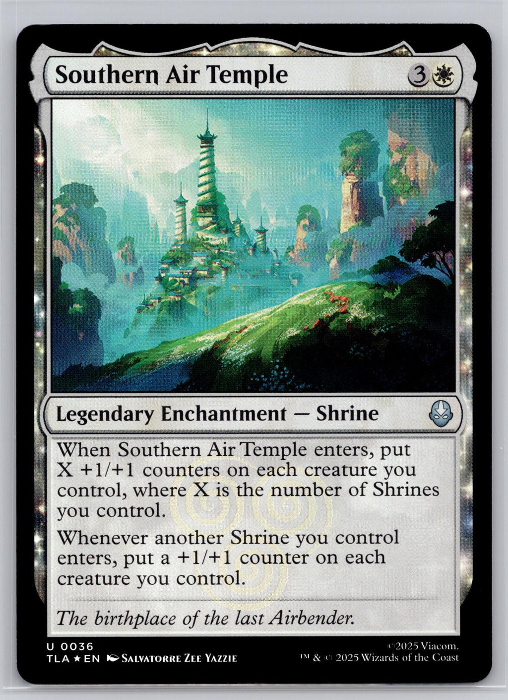 Southern Air Temple Avatar: The Last Airbender Magic: The Gathering Foil NM
