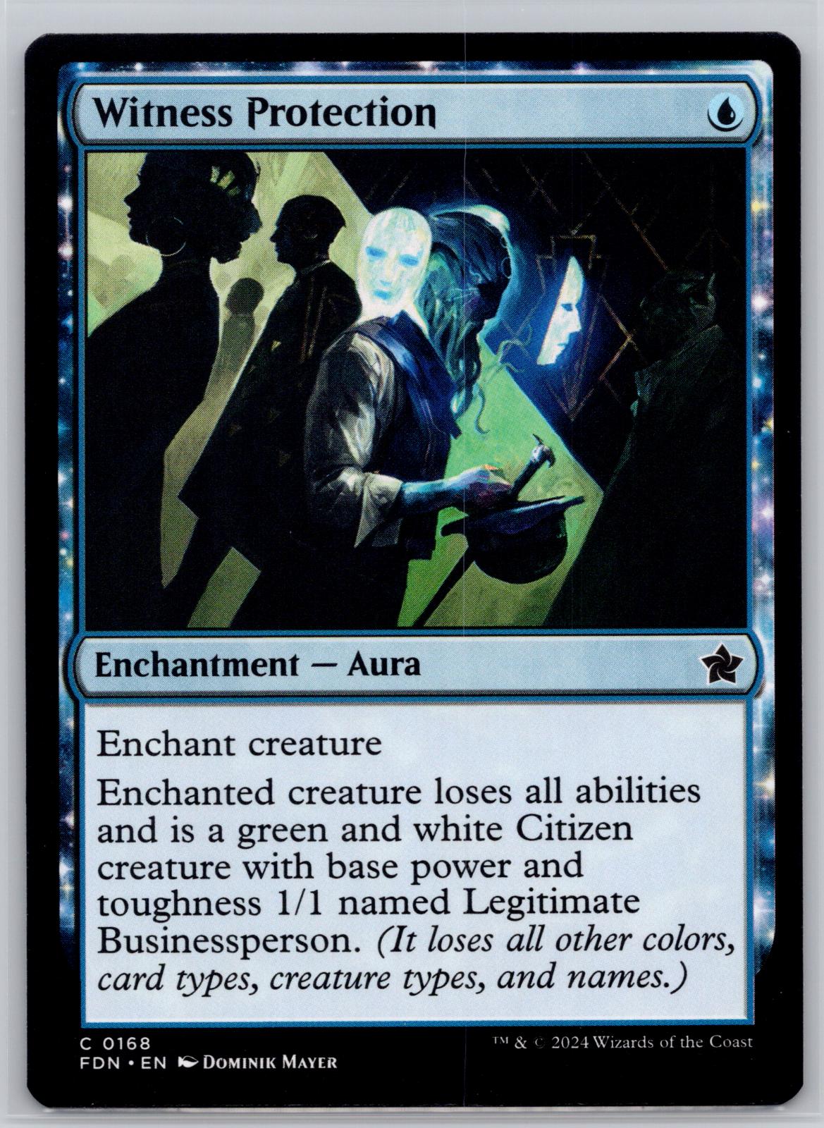 Witness Protection Foundations Magic: The Gathering Near Mint