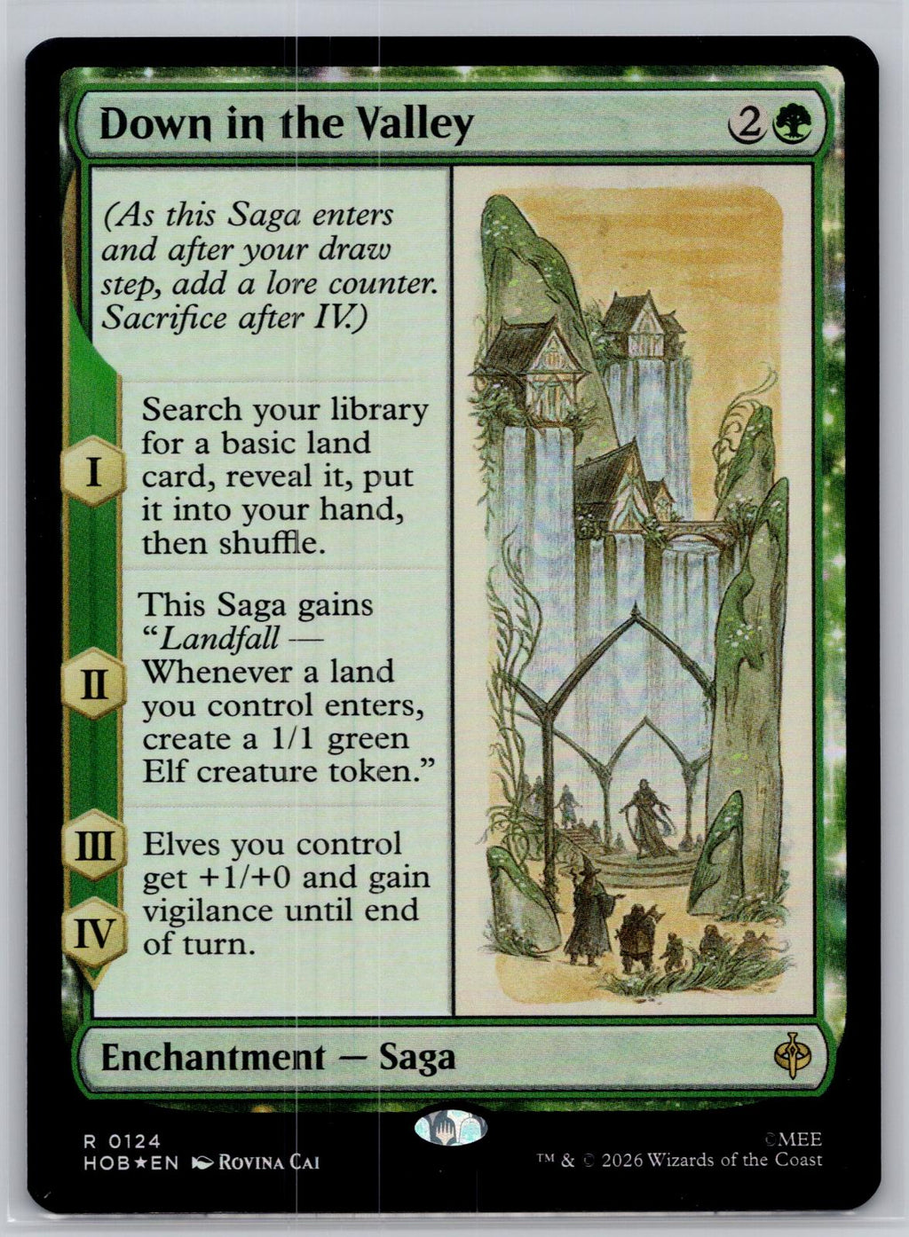 Down in the Valley The Hobbit Magic: The Gathering Foil Near Mint