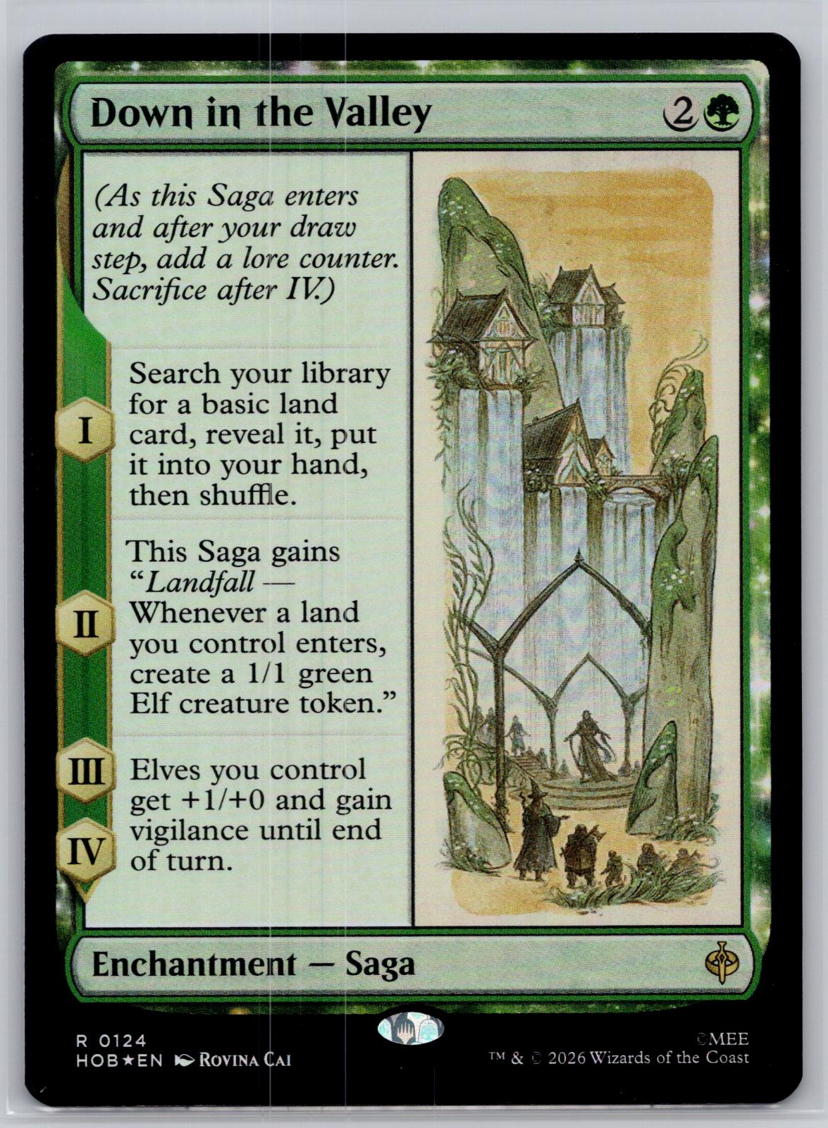Down in the Valley The Hobbit Magic: The Gathering Foil Near Mint