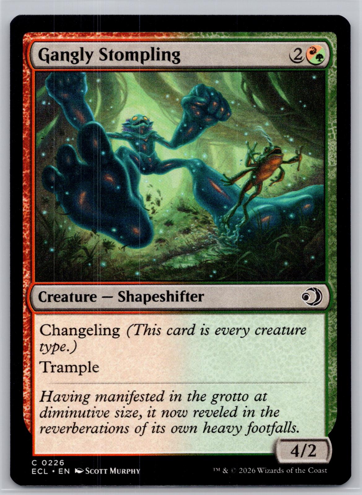 Gangly Stompling Lorwyn Eclipsed Magic: The Gathering Near Mint